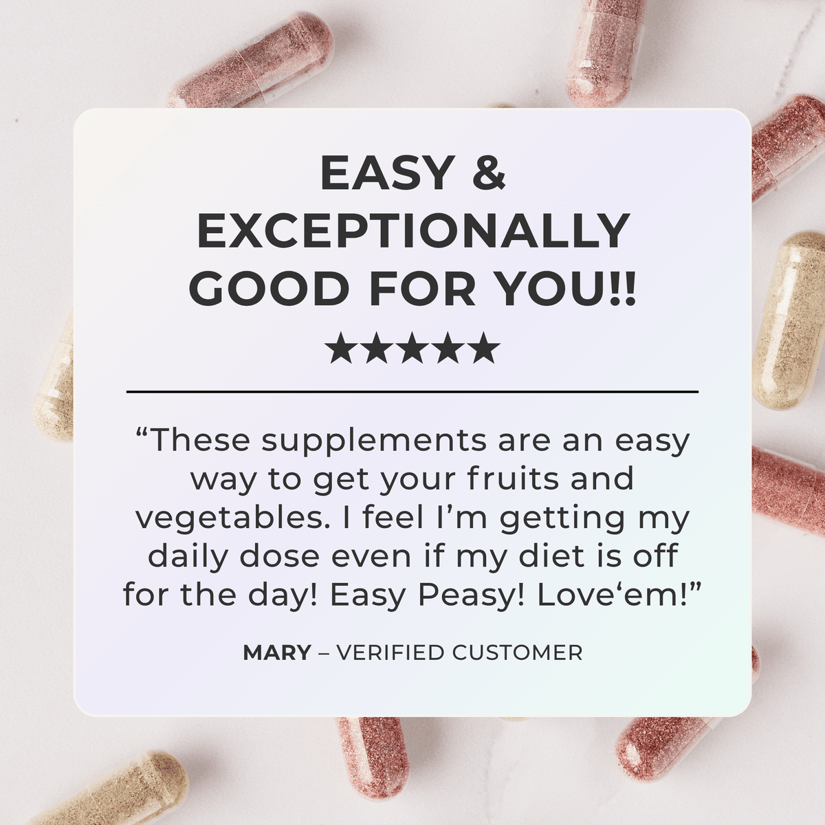 Fruit & Vegetable Blend Capsules