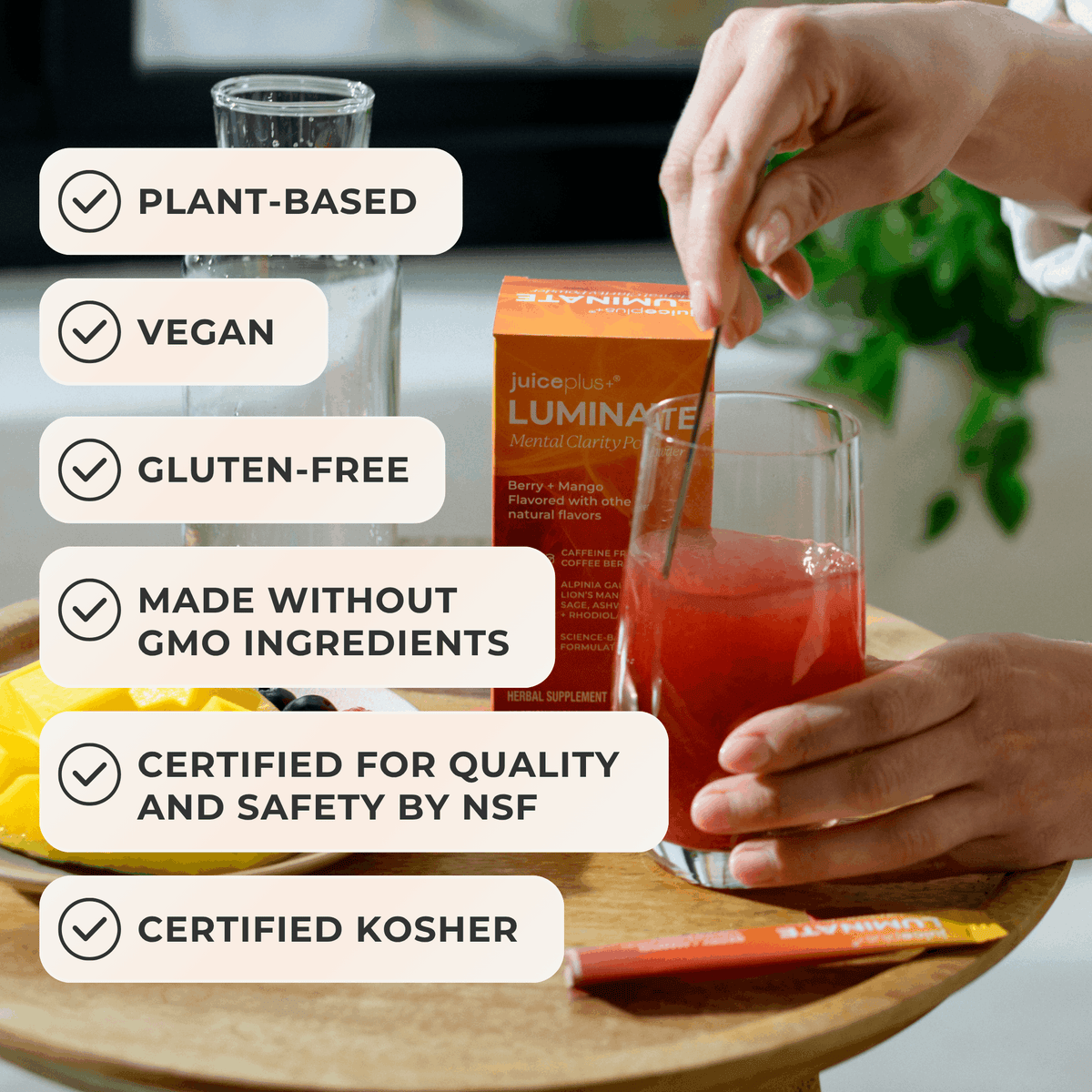 Juice Plus+ Luminate Berry + Mango