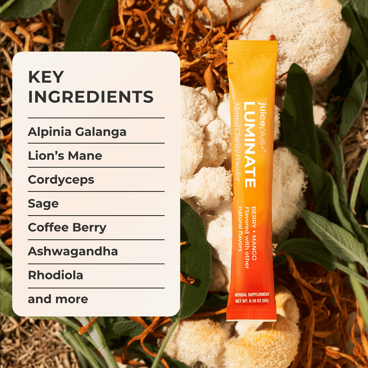 Juice Plus+ Luminate Berry + Mango