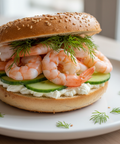 shrimp bagel